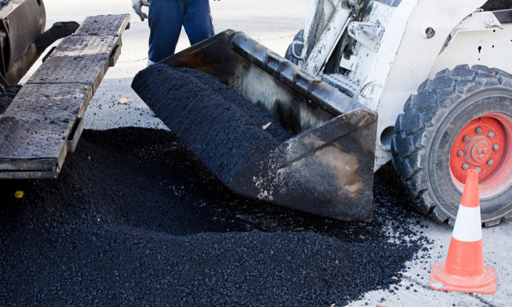Cutback bitumen – liquid bitumen binder for road works.
