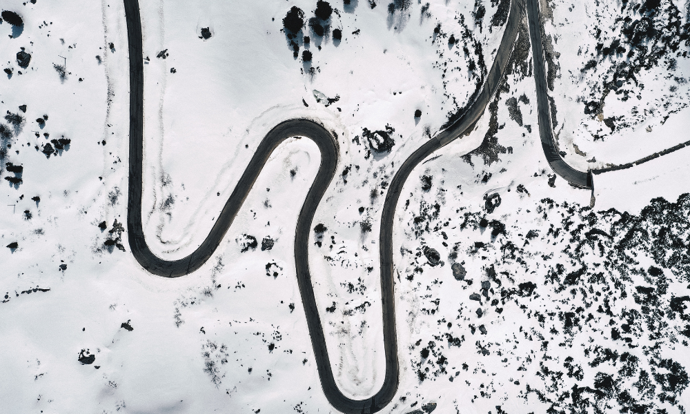 Bitumen Produced is asfalth with snowly